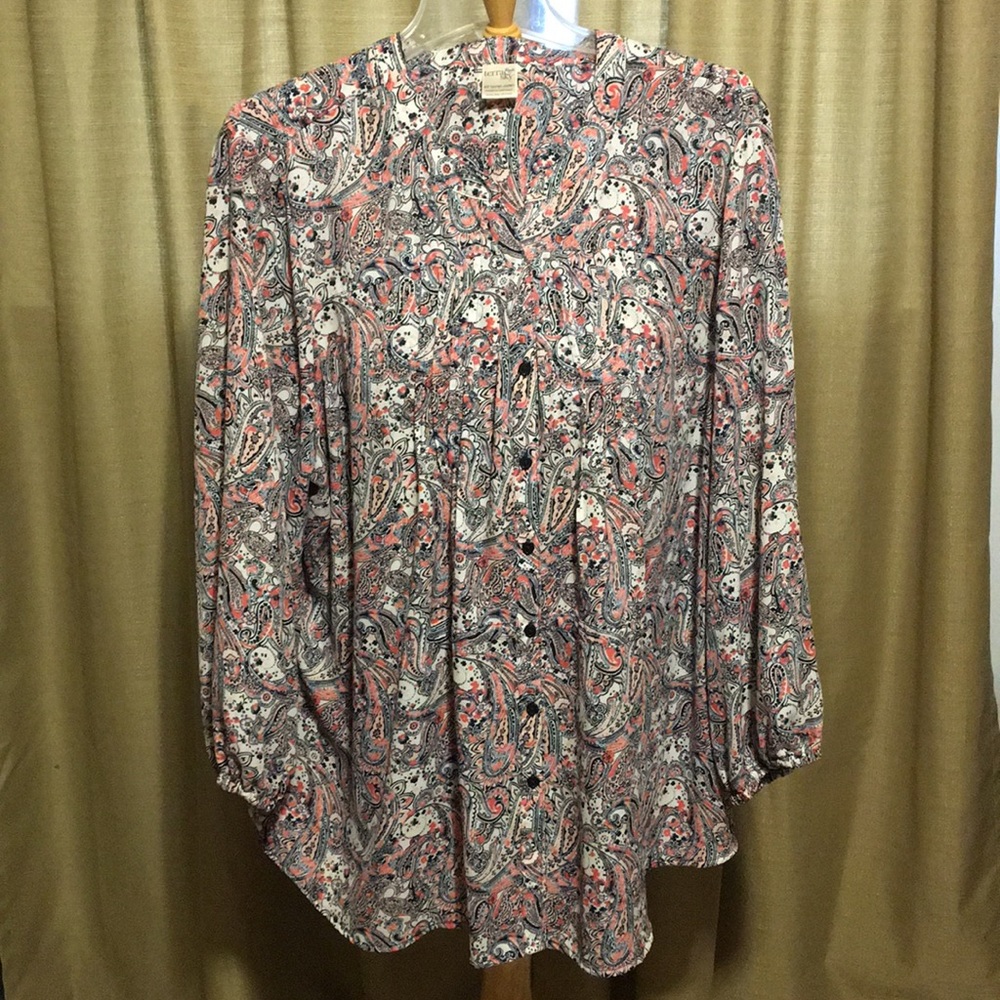 Long sleeve blouse
